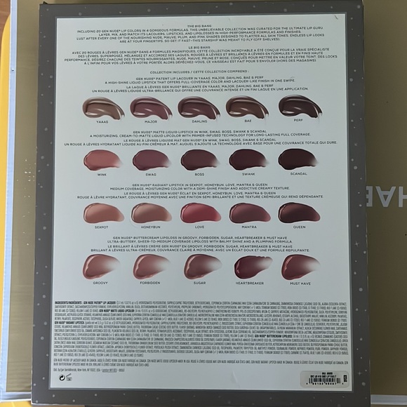 bareMinerals Gen Nude Lip Vault 20 Piece - Picture 5 of 6